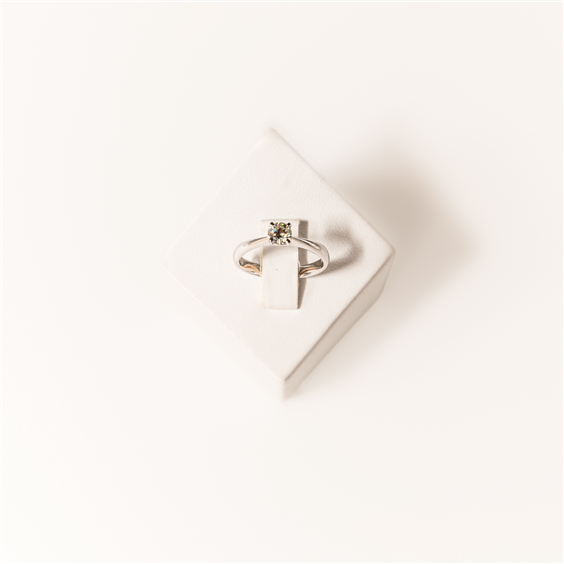 Anello Monaldi Gioielli Donna in Oro bianco Diamante 0.30 Ct AS5702SE-GIA - AS5702SE-GIA